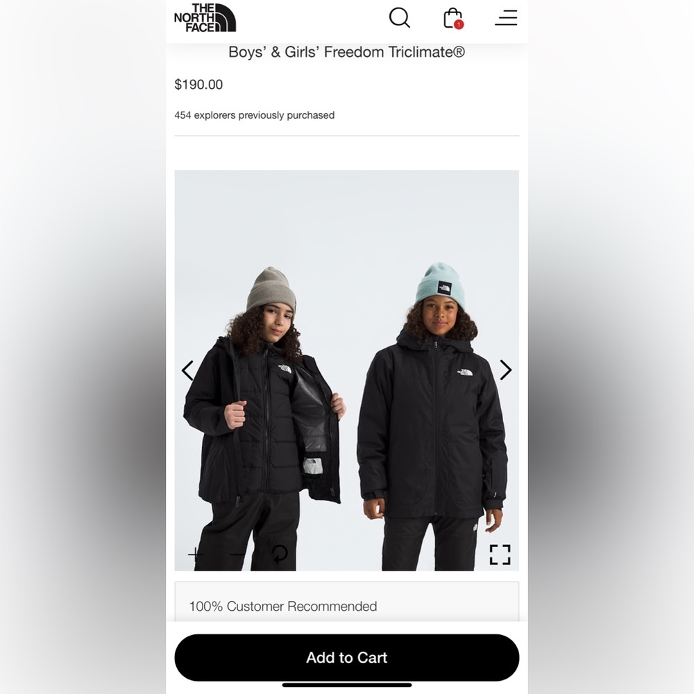 The North Face Freedom Triclimate Jacket